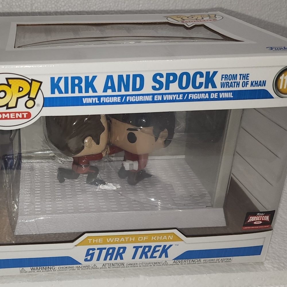 Kirk and Spock Funko Pop